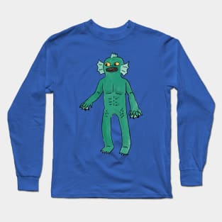 Part of the Halloween Hunk series - Swamp thing Long Sleeve T-Shirt